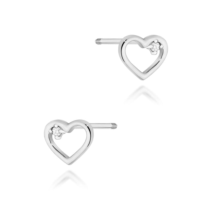 Cercei Aur 14k cu Diamante Naturale Naturale 0.01 ct