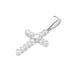 Pandantiv Cruce Aur 14 K cu Diamante Naturale 0.32 ct
