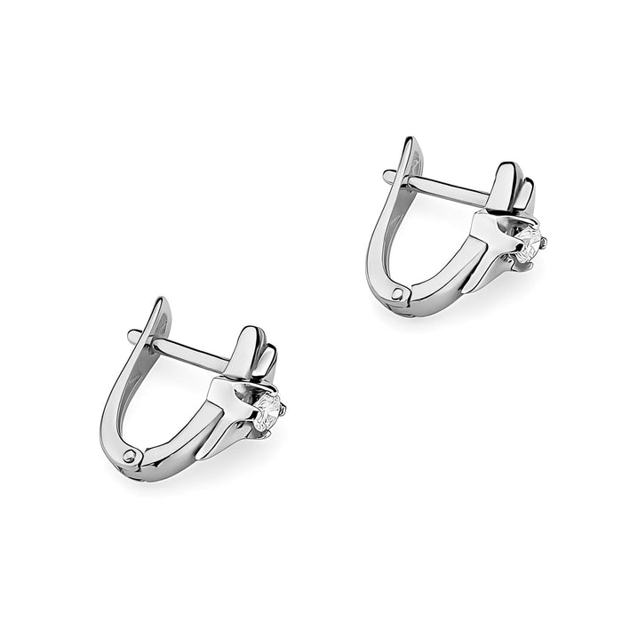 Cercei Aur 14K cu Diamante Naturale 0.20ct