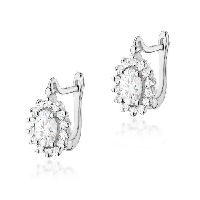 Cercei Aur 14K K0182 Diamant Lab Grown 2 x 0,40ct