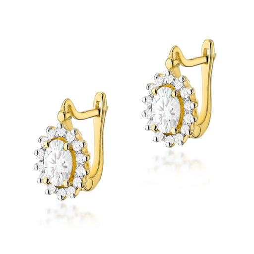 Cercei Aur 14K K0182 Diamant Lab Grown 2 x 0,40ct