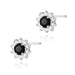 Cercei Aur 14K K0185 Diamant Negru 2 x 0.12ct