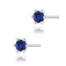 Cercei Aur 14K K0222 Safir 2 x 0.15ct