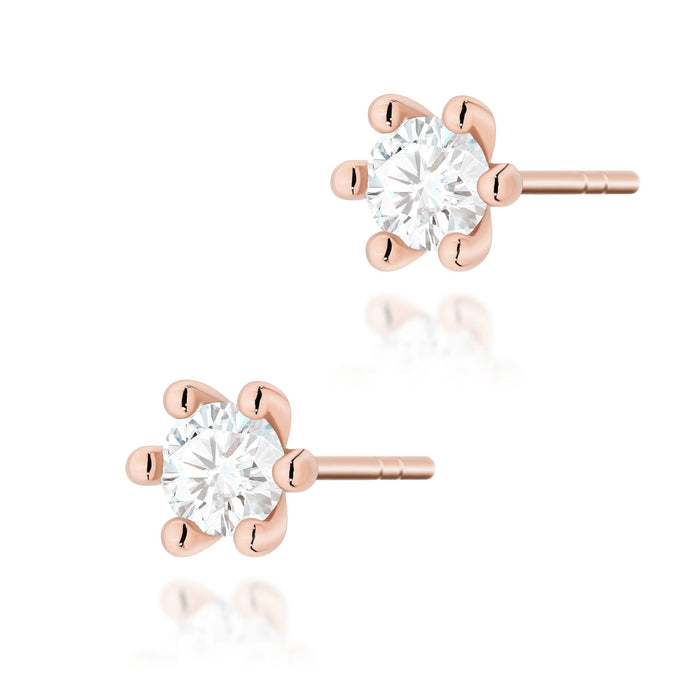 Cercei Aur 14K cu Diamante Naturale Naturale 0.60 ct