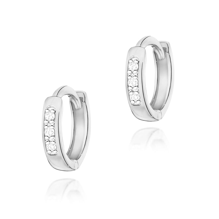 Cercei Aur 14K cu Diamante Naturale Naturale 0.09 ct