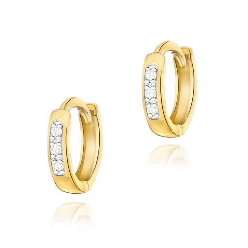 Cercei Aur 14K cu Diamante Naturale Naturale 0.09 ct