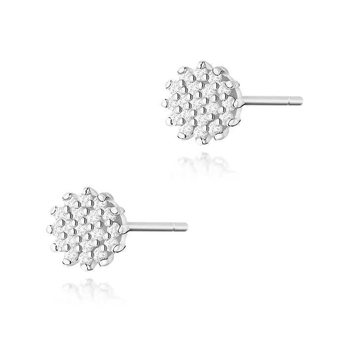 Cercei Aur 14K cu Diamante Naturale 0.19 ct