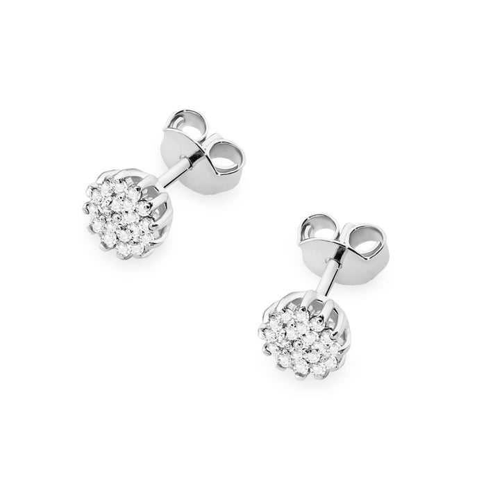 Cercei Aur 14K cu Diamante Naturale Naturale 0.19 ct