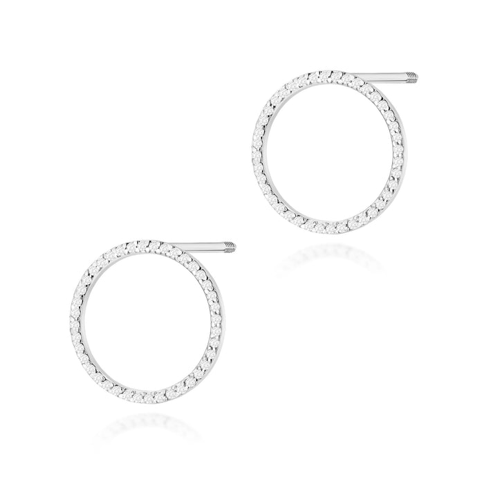 Cercei Aur 14K cu Diamante Naturale  Naturale 0.40 ct