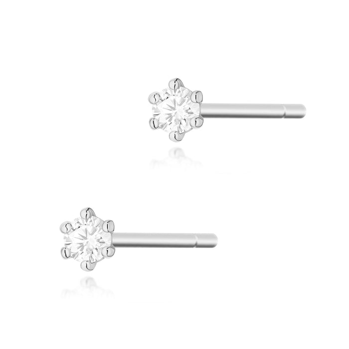 Cercei Aur 14K K0501 Diamante 2 x 0.04ct