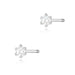 Cercei Aur 14K Diamant 2 x 0.05ct Rotund K0501