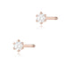 Cercei Aur 14K Diamant 2 x 0.05ct Rotund K0501
