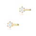 Cercei Aur 14K Diamant 2 x 0.05ct Rotund K0501