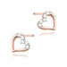 Cercei Aur 14K cu Diamante Naturale 0.09 ct Filet cu Protectie