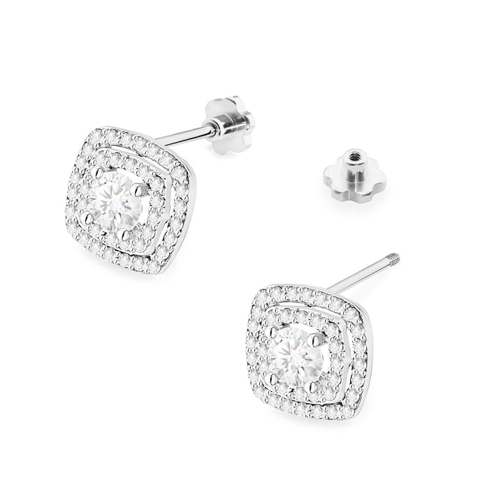 Cercei Aur 14K K0506 cu Diamante 0,30ct