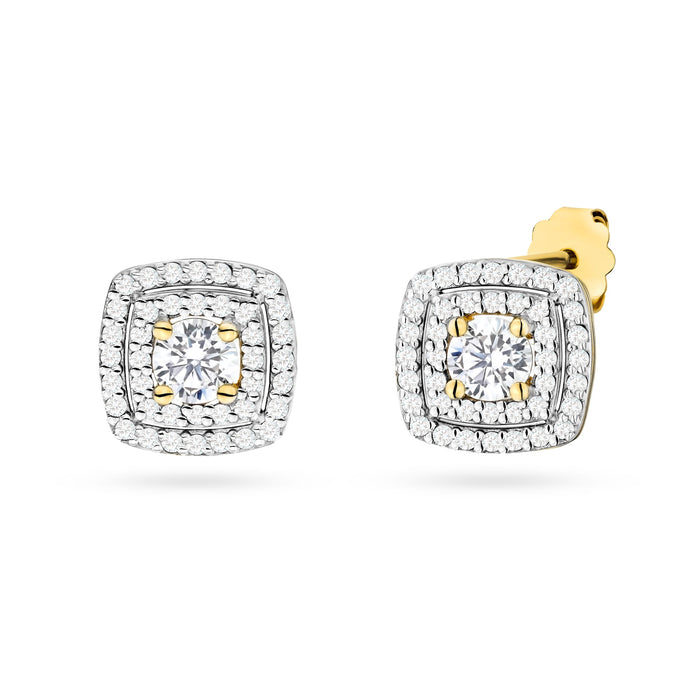 Cercei Aur 14K cu Diamante de Laborator 0.70 ct