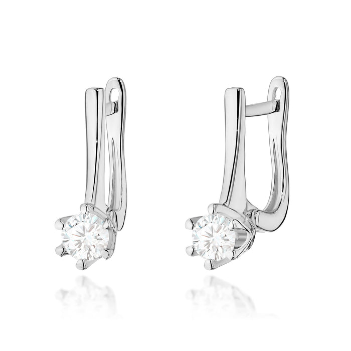 Cercei Aur 14K K0520 Diamant 2 x 0.30ct