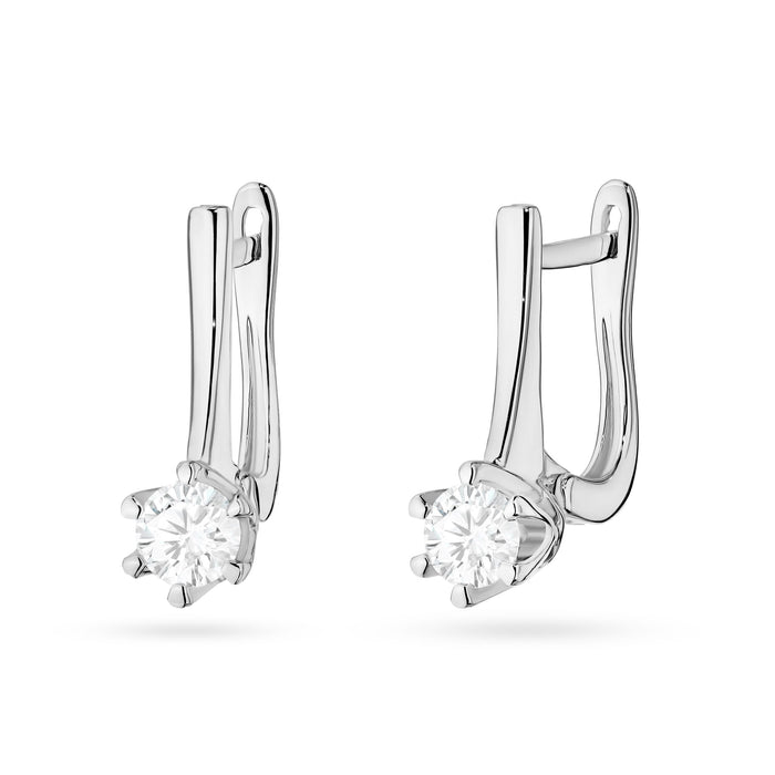 Cercei Aur 14K cu Diamante de Laborator 0.60 ct