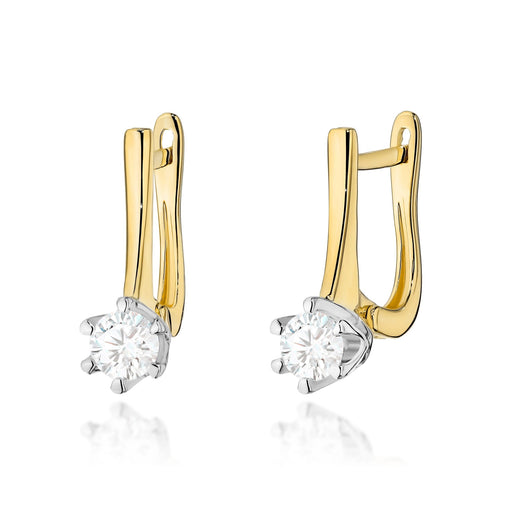 Cercei Aur 14K K0520 Diamant 2 x 0.30ct