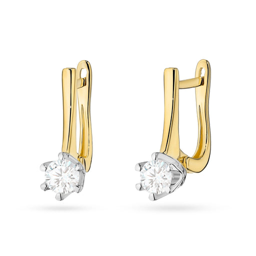 Cercei Aur 14K cu Diamante de Laborator 0.60 ct