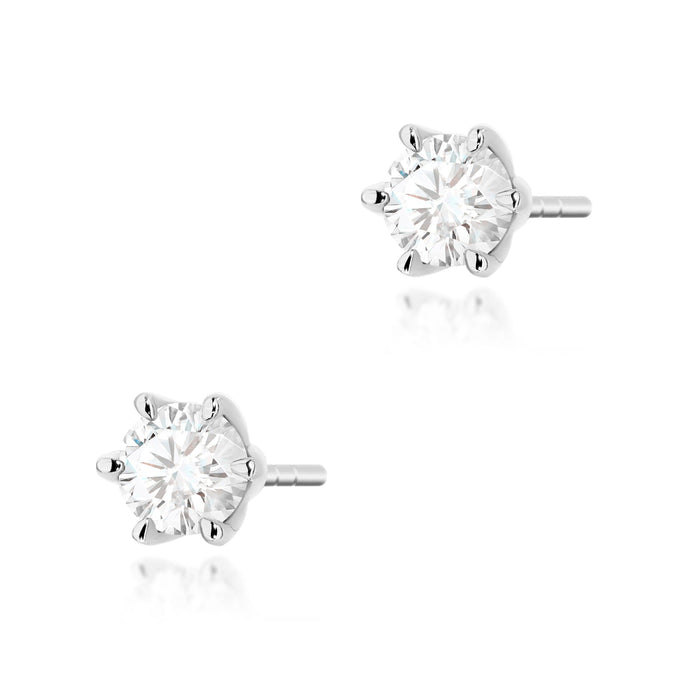 Cercei Aur 14K K0575 Diamant 2 x 0.40ct