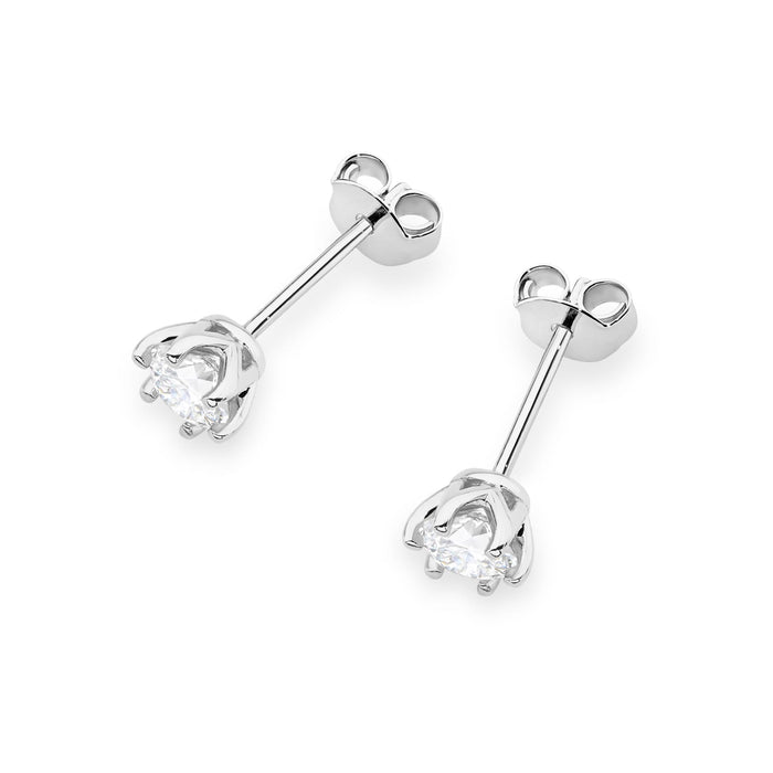 Cercei Aur 14K K0575 Diamant 2 x 0.40ct