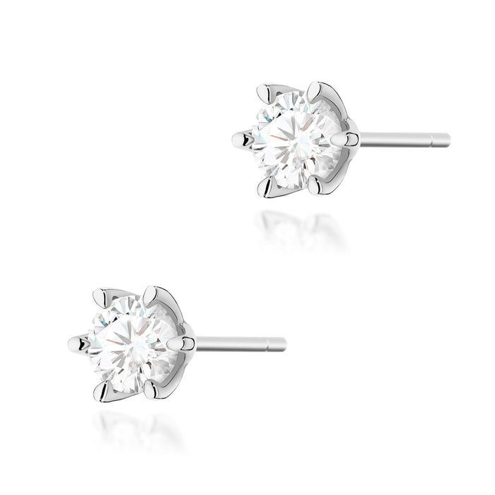 Cercei Aur 14K K0575 Diamant 2 x 1.00ct