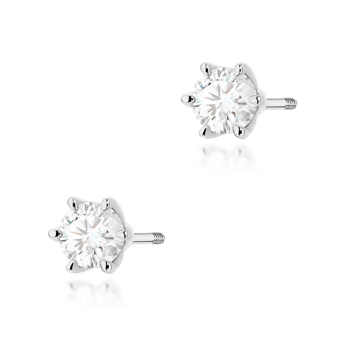 Cercei Aur 14K K0575 Diamant 2 x 0,40ct