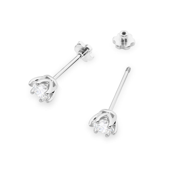 Cercei Aur 14K K0575 Diamant 2 x 0,40ct