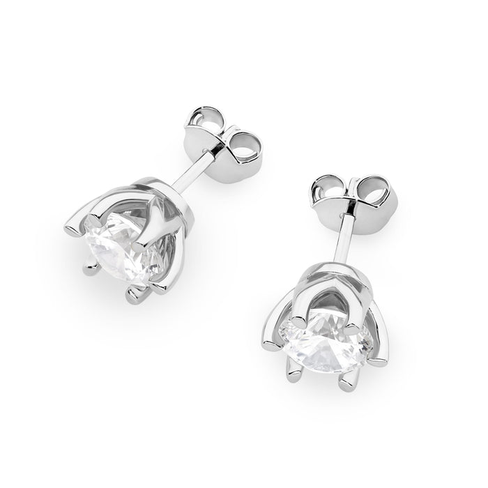 Cercei Aur 14K K0575 Diamante Cultivate 2 x 1.00ct