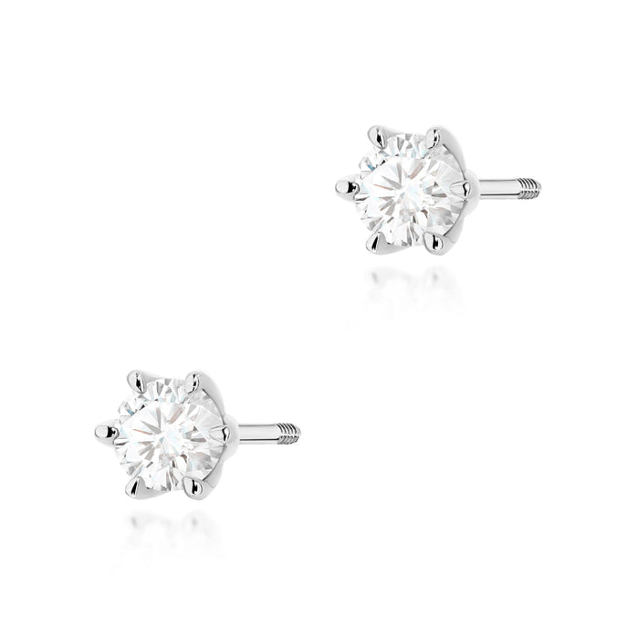 Cercei Aur 14K K0575 Diamant Lab Grown 2 x 0.30ct