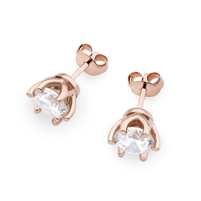 Cercei Aur 14K K0575 Diamant 2 x 1.00ct