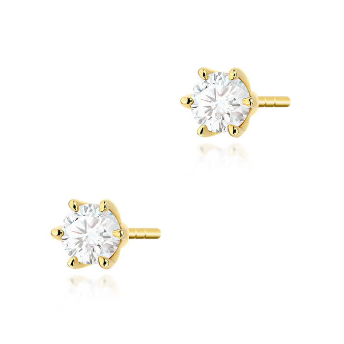 Cercei Aur 14K K0575 Diamant 2 x 0.30ct