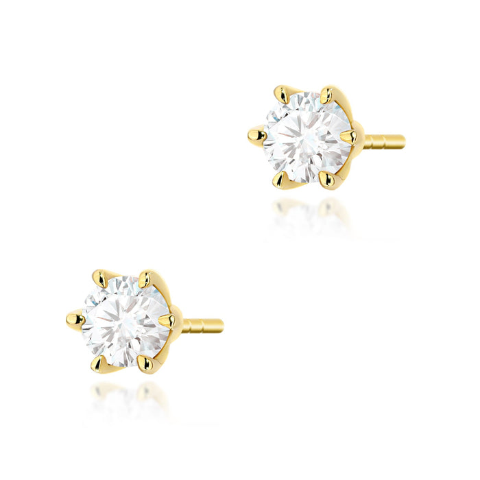 Cercei Aur 14K K0575 Diamant 2 x 0.40ct