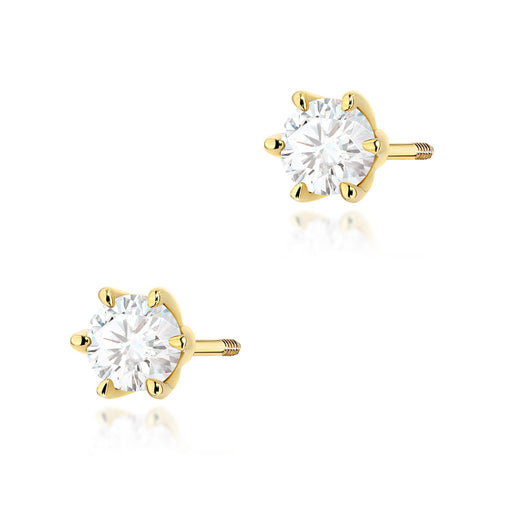 Cercei Aur 14K K0575 Diamant 2 x 0,40ct