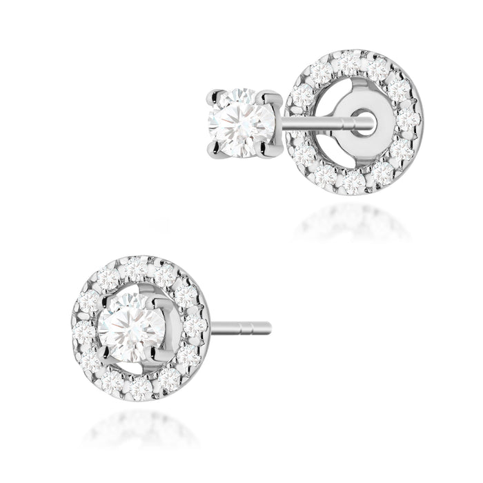 Cercei Aur 14K K0576 Diamant 0,32ct