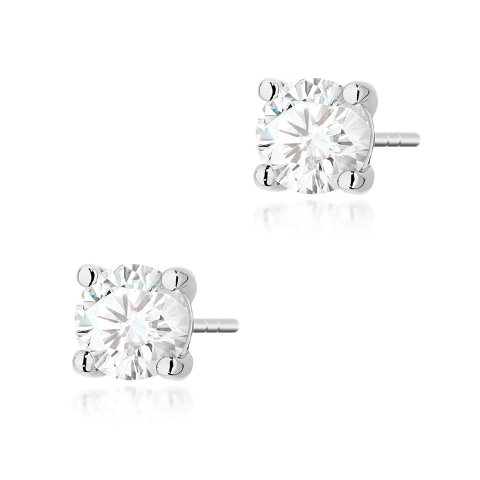 Cercei Aur 14K K0577 Diamant 2 x 1.00ct