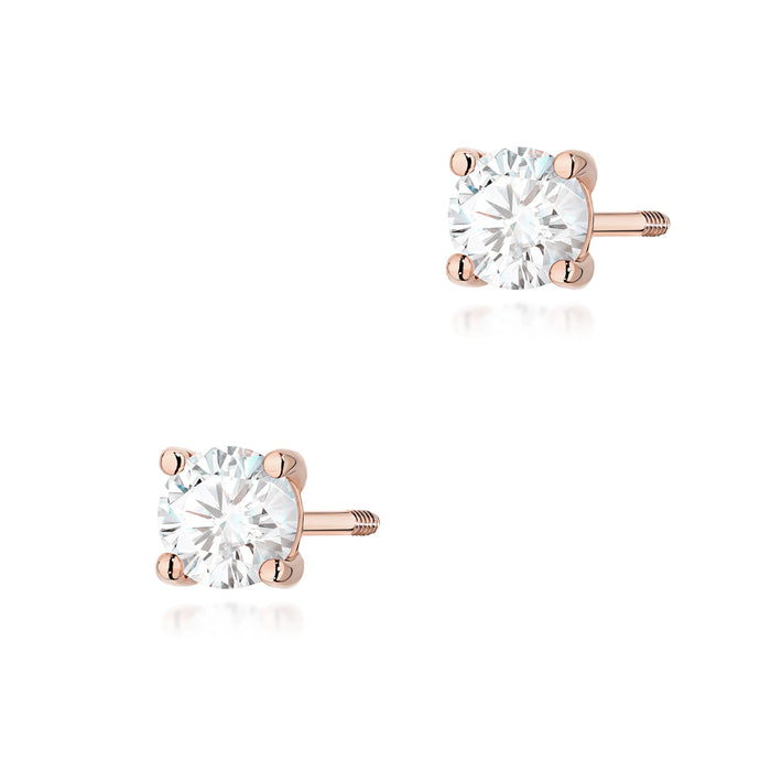 Cercei Aur 14K K0577 Diamant 2 x 0,40ct