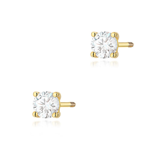 Cercei Aur 14K K0577 cu Diamante 2 x 0.30ct