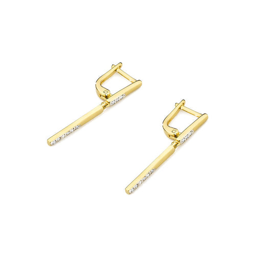 Cercei Aur 14K cu Diamante Naturale Naturale 0.09 ct