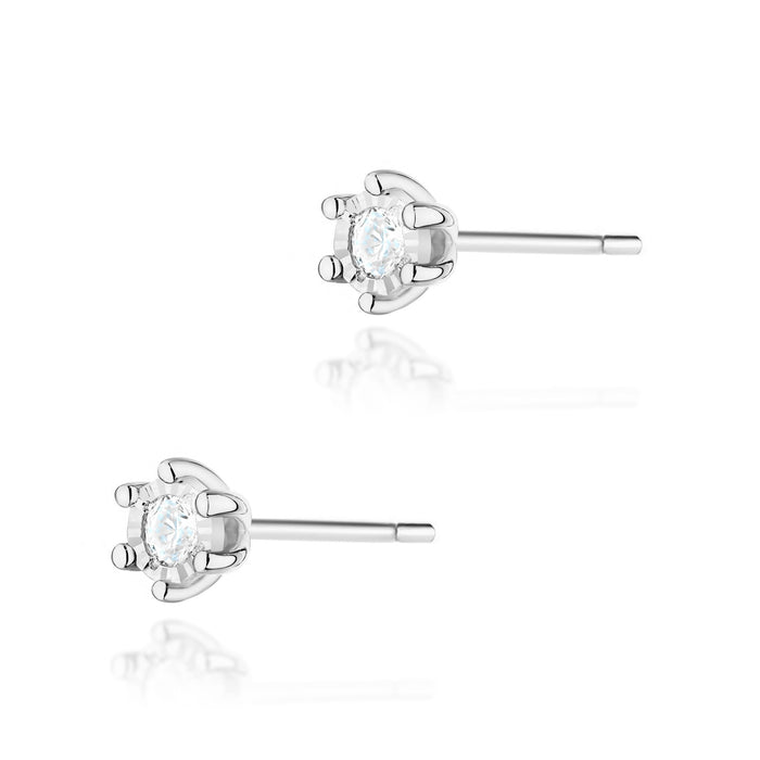 Cercei Aur 14K cu Diamante Naturale Naturale 0.16 ct