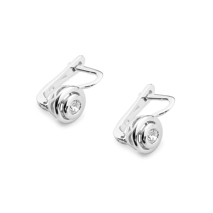 Cercei Aur 14K cu Diamant Natural 0.10 ct