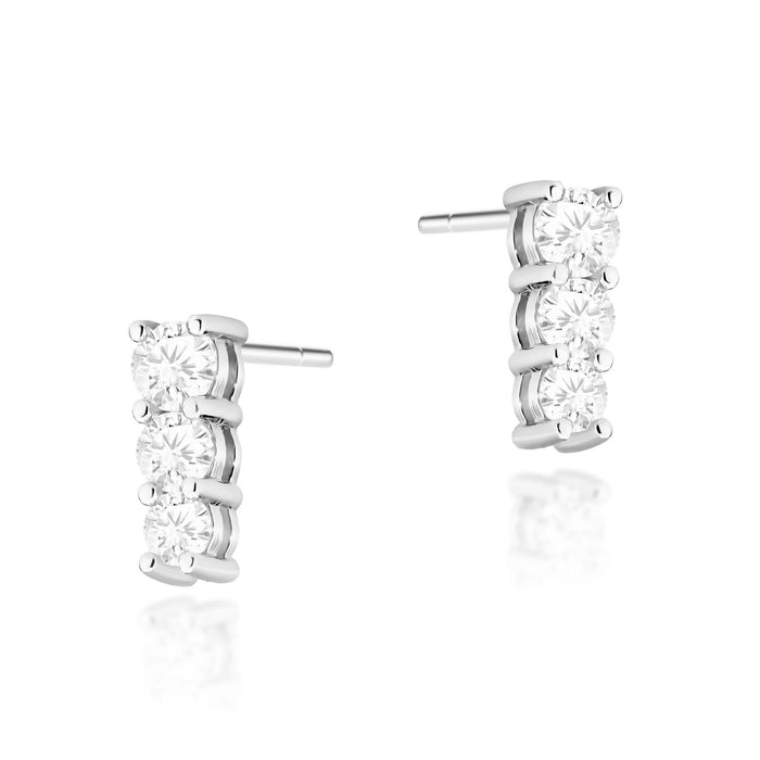 Cercei Aur 14K cu Diamante Naturale 0.82 ct