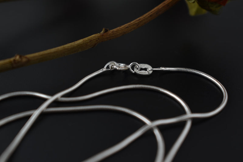 Snake chain Silver 925, not rhodium-plated, length 45cm