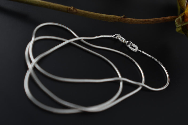 Snake chain Silver 925, not rhodium-plated, length 45cm