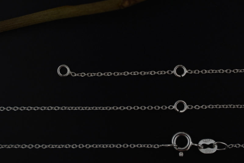 Forzatina Silver 925 chain, NOT rhodium-plated, for link, 27+3+27+3