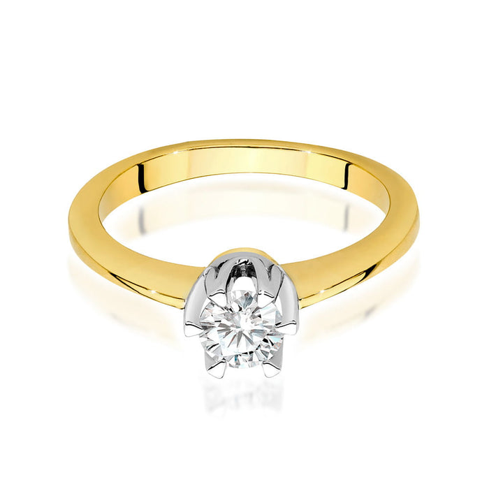 Inel Aur 14K cu Diamant Natural 0.40 ct