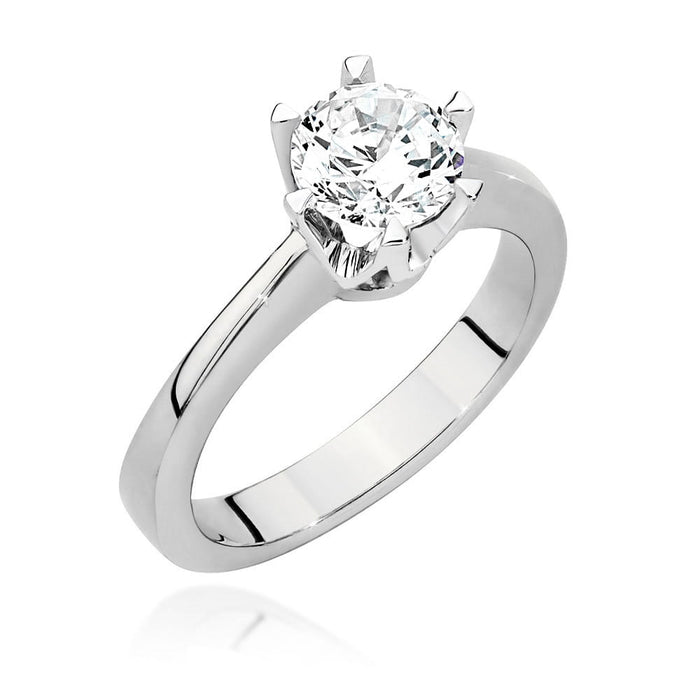 Inel Aur 14K cu Diamant Natural 1.00 ct