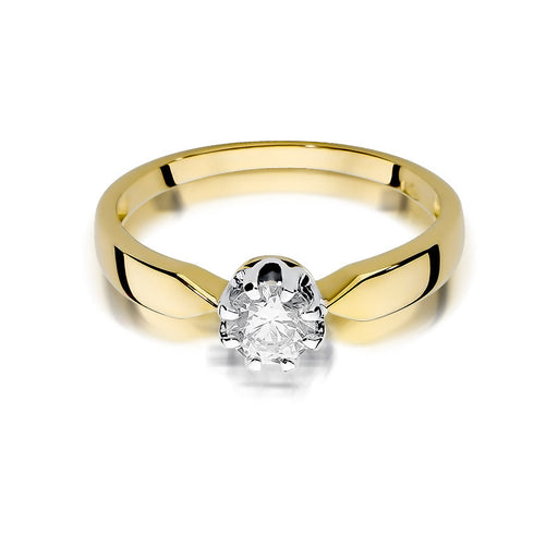 Inel Aur 14K cu Diamant Natural 0.40 ct