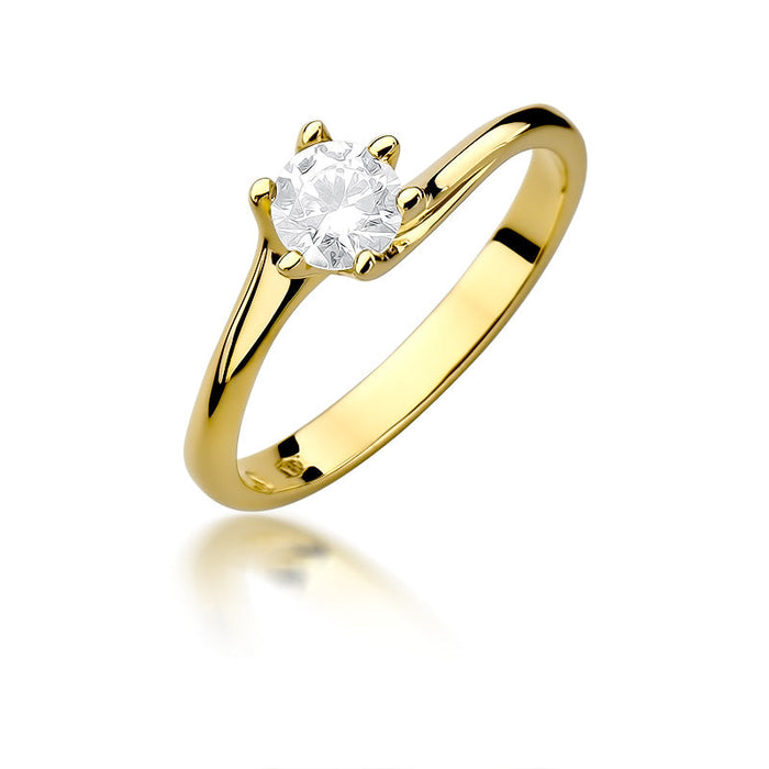 Inel Aur 14k cu Diamant Natural 0.50 ct